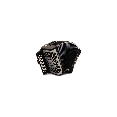 Acordeon Hohner Diatonico De Botones Compadre Sol-do-fa Negro  A48221