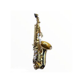 Saxofón Blessing 6434l Soprano Sib Laqueado Curvo Con Estuche