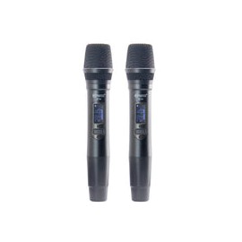 Microfono Krieg Inalambrico 2 Mano Uhf, K-734d