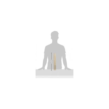 Baquetas New Beat Natural Punta De Madera, Nb-5a