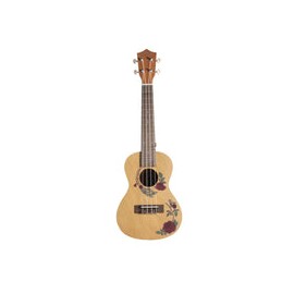 Ukelele Concierto Bamboo Bu-23 Roses Ukulele Con Funda Uculele