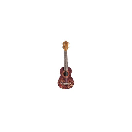 Ukelele Soprano Bamboo Mexico Ukulele Con Funda Bu-21 Mex Uculele