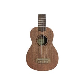 Ukulele Soprano Bamboo Bu-21 Mahogany Con Funda Ukelele