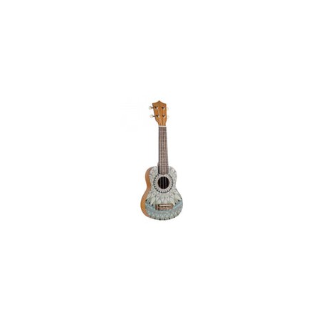 Ukulele Soprano Ukelele Bamboo Bu-21 Jade Con Funda