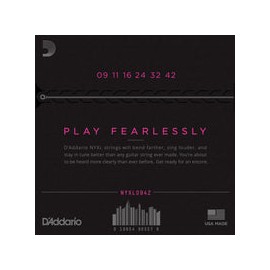 Juego De Cuerdas D Addario Para Guitarra Electrica, Nyxl0942