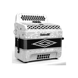 Acordeon Farinelli 34 Botones 3 Regs Sol Blanco 3412w