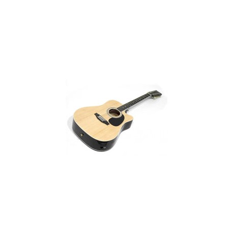 Guitarra Docerola Mc Cartney Electroacustica 12 Cuerdas Natural Bfg4117c 12eq4 Nt