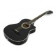 Guitarra Electroacustica McCartney Cuerdas Nylon Negra Cg-851eq Bk