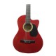 Guitarra McCartney Cg-851cen Rd Electroacustica Cuerdas Nylon Rojo