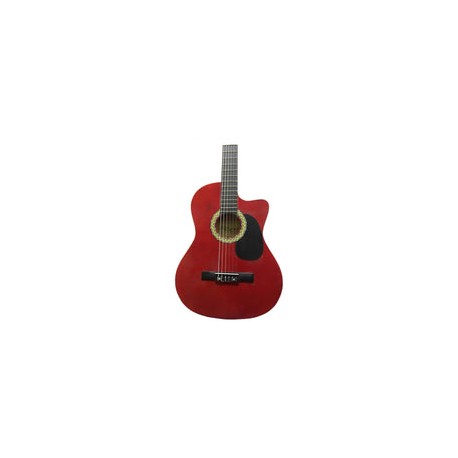 Guitarra McCartney Cg-851cen Rd Electroacustica Cuerdas Nylon Rojo