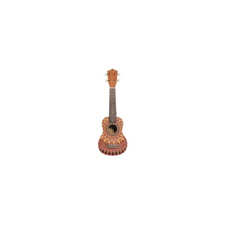Ukulele Soprano Bamboo Ukelele Bu-21 Summer Con Funda Uculele