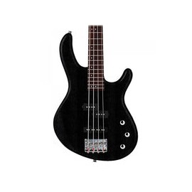 Bajo Cort Action Pj Opb Electrico Negro Mate