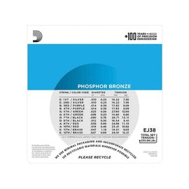 Encordadura D Addario Para Guitarra Electroacustica 12 Cuerdas  010-047 Ej-38