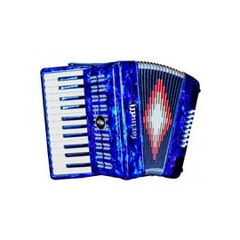 Acordeon Farinelli 25 Teclas 16 Bajos Azul, 25k16ba
