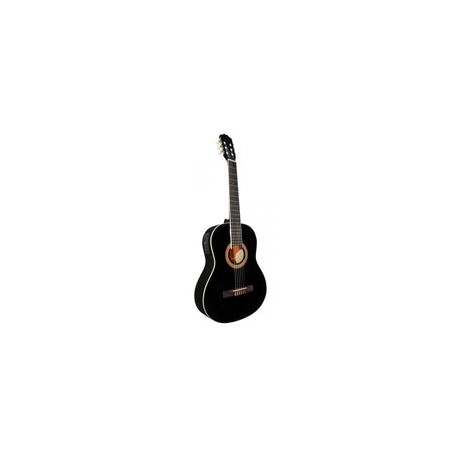 Guitarra La Sevillana A2eqbk Electroacustica Negra