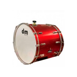 Tambora Dm Profesional 22 x 16 x 24 Rojo Sparkle Dmb221624rds
