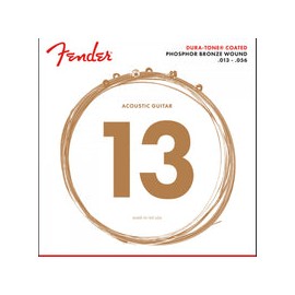 Encordadura fender 860m duratone coated phosphor bronze 13-56
