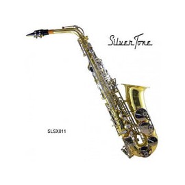 Sax Silvertone Slsx011 Alto Mib Combinado Con Estuche