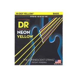 Encordadura DR Para Bajo Electrico 45 105 Neon Nyb 45