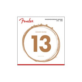 Encordadura fender para guitarra electrocustica 60m 13-.56 0730060408