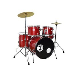 Bateria Extreme 5 Piezas Rojo Sparkle Exbt074
