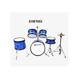 Bateria Extreme Junior Azul Claro Sparkle 5 Piezas Exbt052