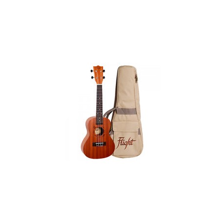 Ukulele Flight Concierto Con Funda Nucpack