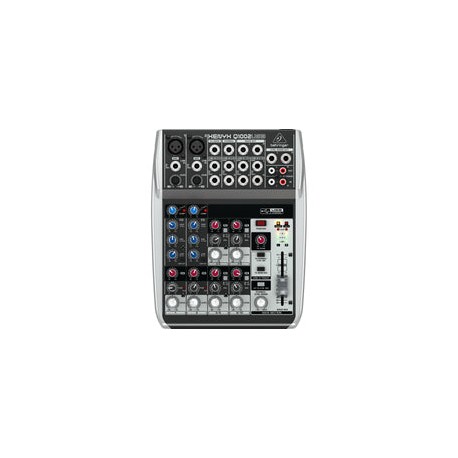 Mezcladora Behringer 10 Canales 2xlr, Q1002usb