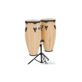 Congas Lp City 11"/12" Madera Natural  Con Atril Lp647ny-Aw