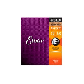 Encordadura Elixir P/Guitarra Electroacutica, .012-.053, 16052