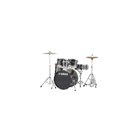 Bateria Acustica Yamaha Rydeen Black Glitter Con Platillos Rdp2f5blgcymst