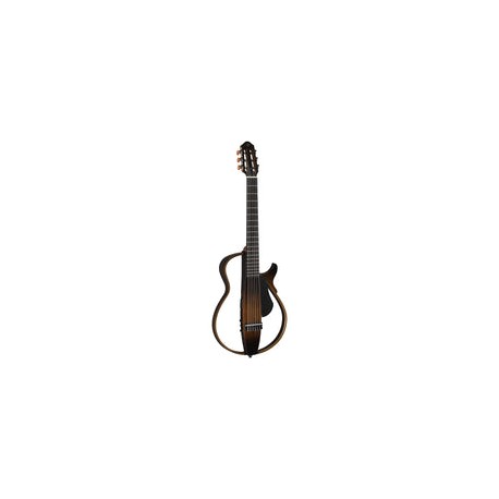 Guitarra Yamaha Silent Cuerdas De Nylon Sombreada, Slg200ntbs Mina
