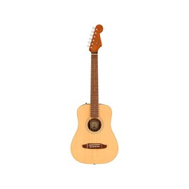 Guitarra Acustica Fender Redondo Mini Con Funda Natural 0970710121