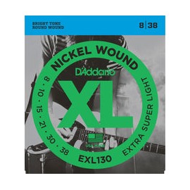 Encordadura D Addario P/Guitarra Electrica, Exl-130