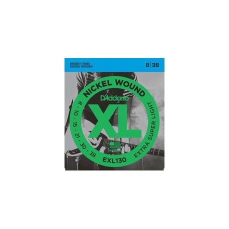 Encordadura D Addario P/Guitarra Electrica, Exl-130