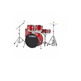 Bateria Acustica Yamaha Rydeen Hot Red C/Platillos Paiste, Rdp2f5rdcymst