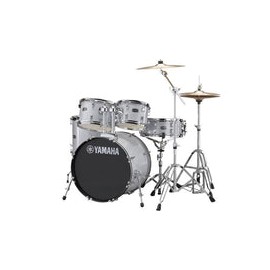 Bateria Acustica Yamaha Rydeen Silver Glitter Con Platillos Paiste Rdp2f5slgcymst