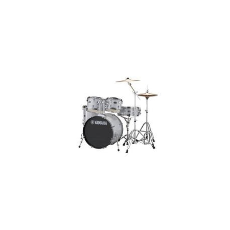 Bateria Acustica Yamaha Rydeen Silver Glitter Con Platillos Paiste Rdp2f5slgcymst