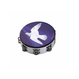 Pandero Remo 2 Hil. Rin 8" Religious Dove, Ta-9208-18