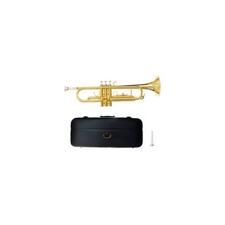 Trompeta Silvertone Sib Laqueada Doble Llave3l Sltp007