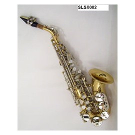 Sax Soprano Curvo Silvertone Combinado Slsx002 (Sssc-310l/N)