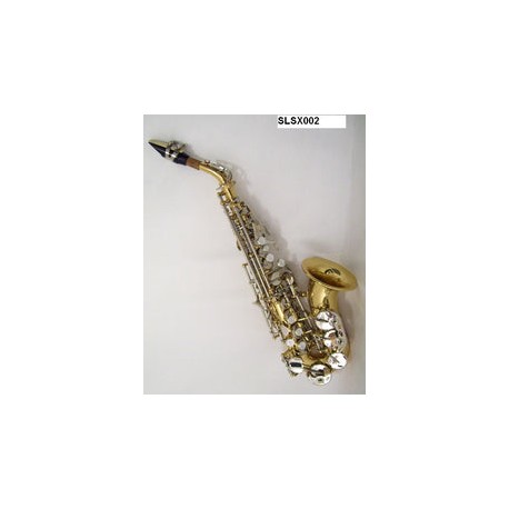 Sax Soprano Curvo Silvertone Combinado Slsx002 (Sssc-310l/N)