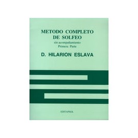 Metodo Completo De Solfeo 1a Parte Hilarion Eslava