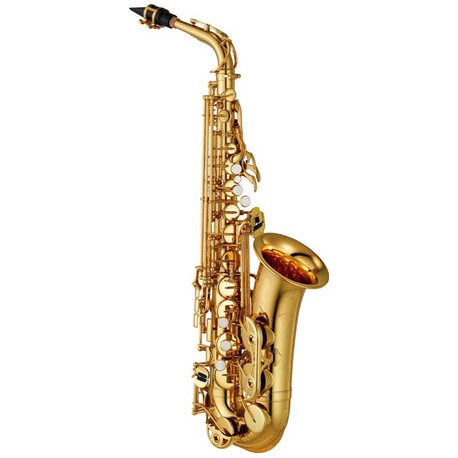 Sax Alto Yamaha Intermedio Con Llave De Fa Y Fa Frontal, Yas-480
