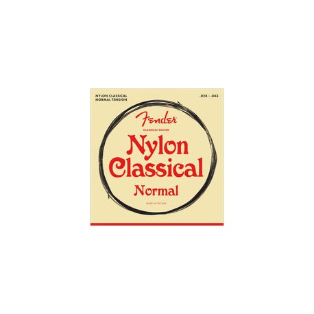 Juego De Cuerdas Fender Guitarra Acústica Nylon 100, 0730100400