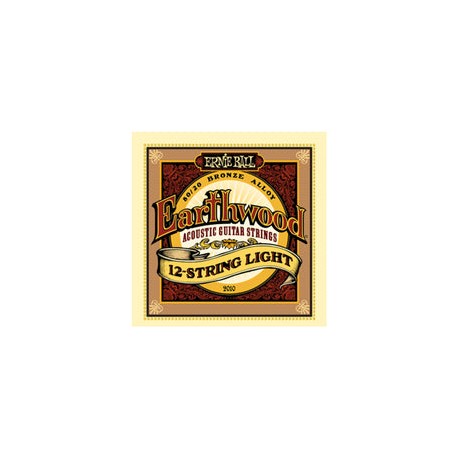 Juego De Cuerdas Ernie Ball P/Guitarra. Earthwood 12 Cuerdas, 2010
