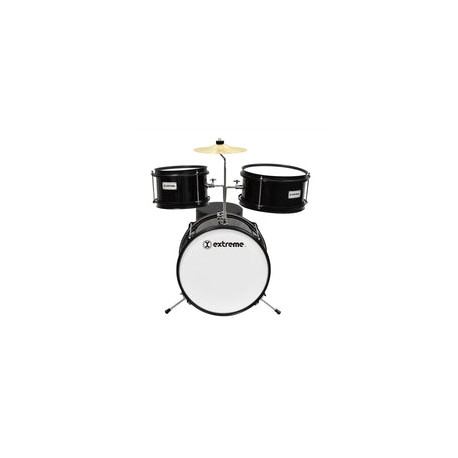 Bateria Extreme Kinder Negra 3 Pzas. Exbt068