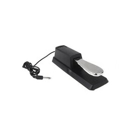Pedal De Sustain Cherub Para Teclado Cromado Wtb-005