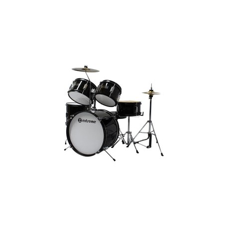 Bateria Extreme Junior Negra 5 Pzas Aro Negro, Exbt022