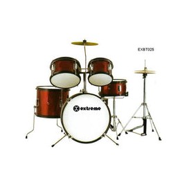 Bateria Extreme Junior Vino 5 Pzas Aro Negro, Exbt025